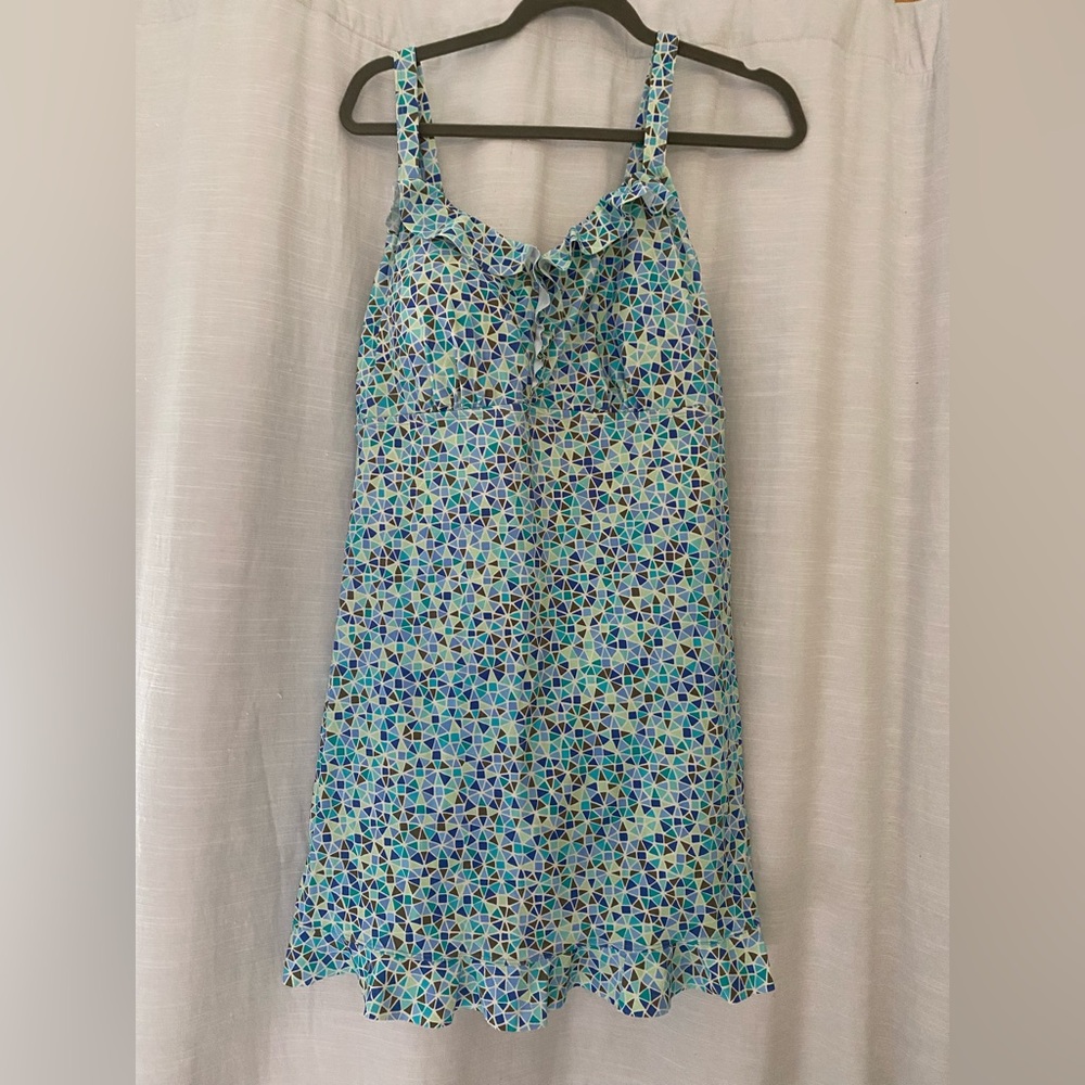 Bridgehampton Isaac mizrahi live! NEW Women’s Swimsuit dress size 16